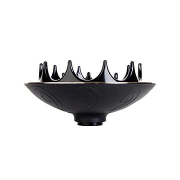 CURLSMITH Defrizzion Hair Dryer, for Curly Hair, with Extra Large 8" Diffuser for Fast Drying, 2 Speeds, 3 Heat Settings, Sustained Cool Setting with Minimal Heat Impact