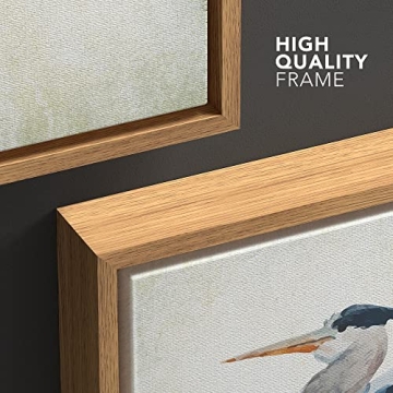Wall26 Framed Heron Canvas Art for Coastal Decor