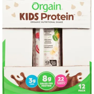 Orgain Kids Chocolate Protein Shake - Healthy Snack 8g Protein