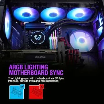 Vetroo V360 RGB Liquid CPU Cooler - Stunning Performance