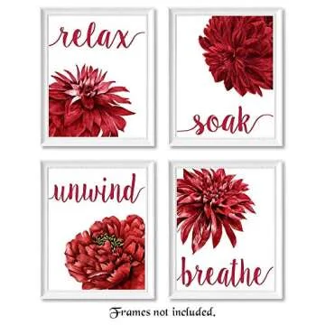 Vibrant Red Blend Floral Prints for Stylish Home Decor