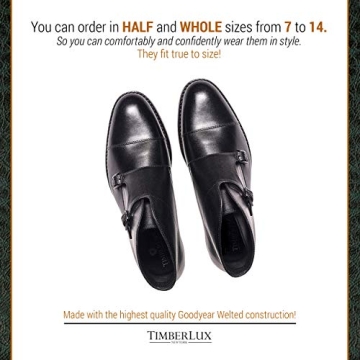 Timberlux Double Monk Strap Boots for Stylish Men