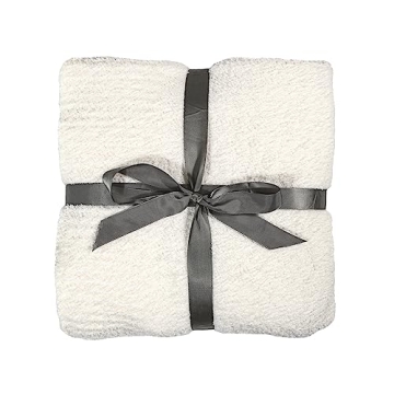 Knit Throw Blanket for Couch - Soft and Cozy Plush Design