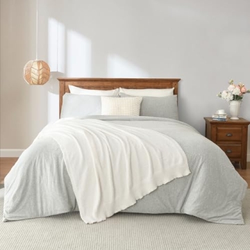 Knit Throw Blanket for Couch - Soft and Cozy Plush Design