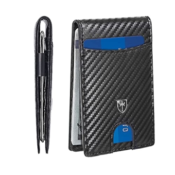 Tipmile Mens Wallet Slim Minimalist Leather Card Holder Wallets RFID Blocking Bifold Front Pocket fo...