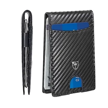 Tipmile Mens Wallet Slim Minimalist Leather Card Holder Wallets RFID Blocking Bifold Front Pocket fo...