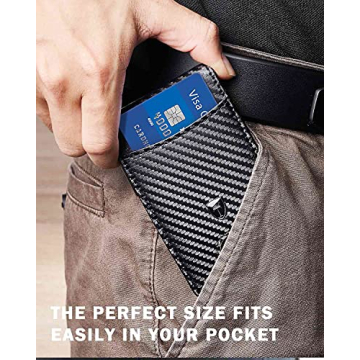Tipmile Slim Minimalist RFID Wallet for Men - Perfect Gift