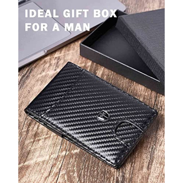 Tipmile Slim Minimalist RFID Wallet for Men - Perfect Gift