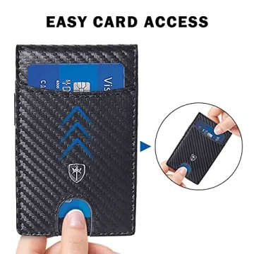 Tipmile Slim Minimalist RFID Wallet for Men - Perfect Gift