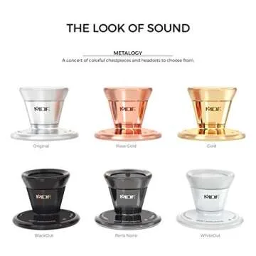 MDF Rose Gold Dual Head Stethoscope, Medical Grade, Adult