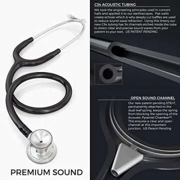 MDF Rose Gold Dual Head Stethoscope, Medical Grade, Adult