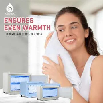 Pursonic 18L Towel Warmer with UV Sterilizer for Home & Spa