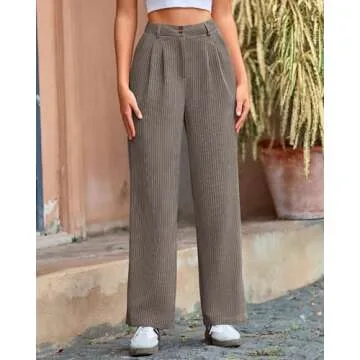 Stylish BTFBM Women Striped Palazzo Pants for Spring 2025