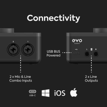 Audient EVO 4 USB Audio Interface Professional Recording