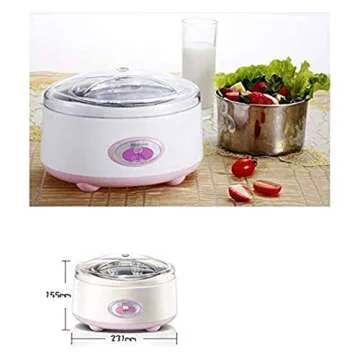 HHWKSJ Ice Cream Maker with Stainless Steel Core for Homemade Frozen Delights