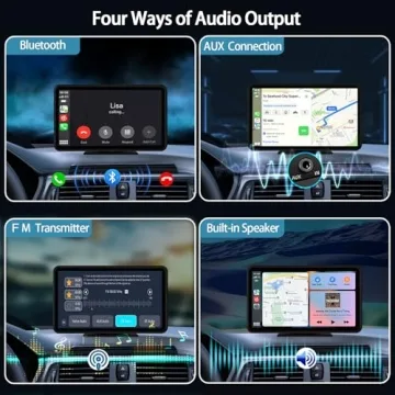 7" CarPlay Wireless Stereo with GPS & Bluetooth