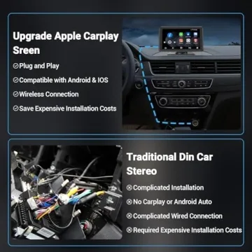 7" CarPlay Wireless Stereo with GPS & Bluetooth