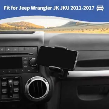 RT-TCZ Walkie Talkie Holder for Jeep Wrangler JK - Durable & Convenient