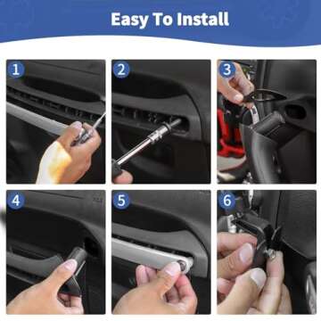 RT-TCZ Walkie Talkie Holder for Jeep Wrangler JK - Durable & Convenient