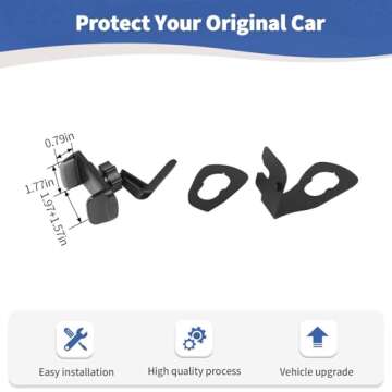 RT-TCZ Walkie Talkie Holder for Jeep Wrangler JK - Durable & Convenient