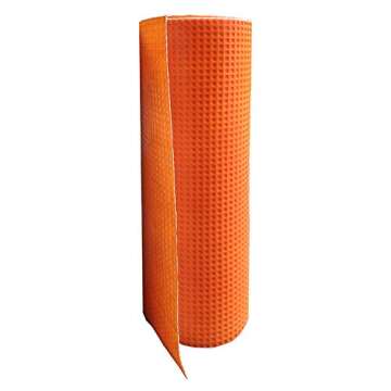 Gauti Uncoupling Membrane 1/8" - 175sq feet (3.3' x 53.8") - Tile Underlayment - for Waterproofing and Crack Prevention (1x15m)