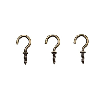 IDEALSV Small Screw Hooks for Stylish Hanging Solutions