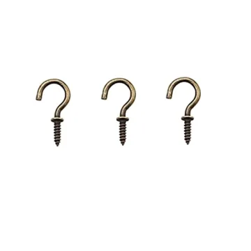 IDEALSV Small Screw Hooks for Stylish Hanging Solutions