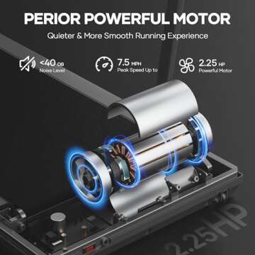 Walking Pad 2 in 1 Treadmills for Home 2.25HP Under Desk Treadmill Foldable Treadmill with Remote Control LCD Display Foldable Handrail 220LBS Weight Capacity for Walking Jogging Running