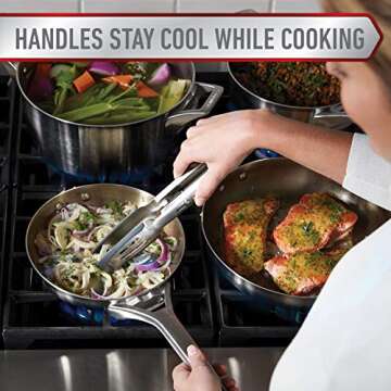 Calphalon Premier Space Saving Stainless Steel Set