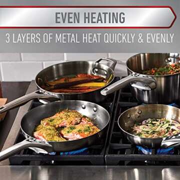 Calphalon Premier Space Saving Stainless Steel Set