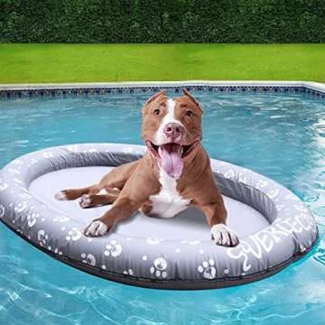 Vercico Dog Pool Float - Inflatable Dog Floaties for Pool