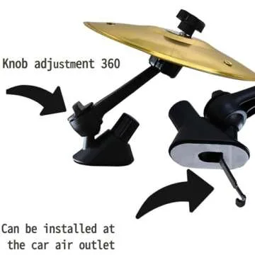 Air Vent Car Crash Cymbal for Fun Road Trips