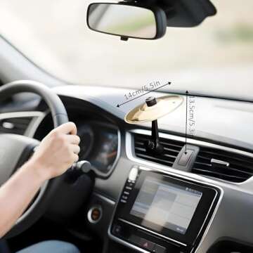 Air Vent Car Crash Cymbal for Fun Road Trips