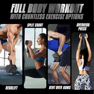 Yes4All 35 lbs Hammer Kettlebell for Stylish Strength Training