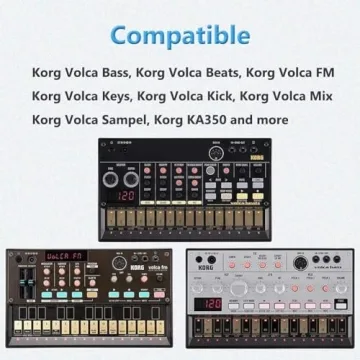FGIEU 9V Power Supply Compatible with Korg Volca Syth Bass Beats Rhythm, FM Keys Loop, Synthesizer, Kick, Mix, Sample KA350 KROSS-61 KROSS-88 Replace Korg Volca Power Cord