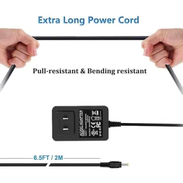 FGIEU 9V Power Supply Compatible with Korg Volca Syth Bass Beats Rhythm, FM Keys Loop, Synthesizer, Kick, Mix, Sample KA350 KROSS-61 KROSS-88 Replace Korg Volca Power Cord