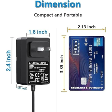 FGIEU 9V Power Supply Compatible with Korg Volca Syth Bass Beats Rhythm, FM Keys Loop, Synthesizer, Kick, Mix, Sample KA350 KROSS-61 KROSS-88 Replace Korg Volca Power Cord