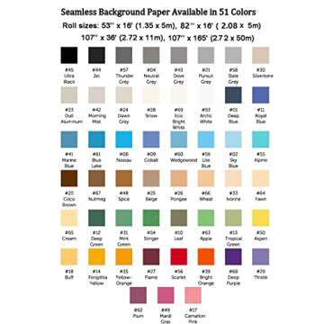 Huamei Seamless Photography Background Paper, Pink Photo Backdrop Paper Roll for Photoshoot, Video and Streaming #17 (6.8x16 Feet,Carnation Pink)