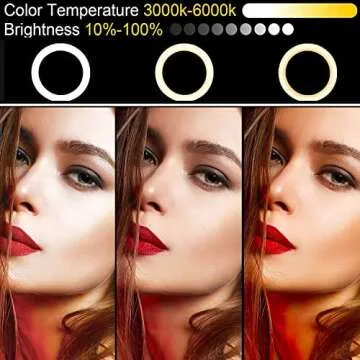 Ultimate 10.2'' Selfie Ring Light with RGB Colors and Tripod