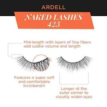 Natural Look Ardell Naked Lashes 423 for Easy Glam