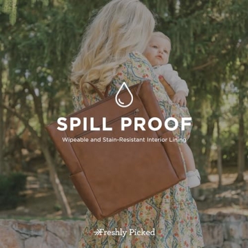 Freshly Picked Amber Minimal Diaper Bag Backpack