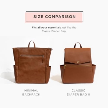 Freshly Picked Amber Minimal Diaper Bag Backpack