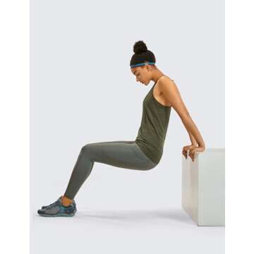 Seamless Active Tank Top for Women Running Yoga Gym