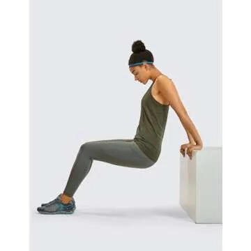 Seamless Active Tank Top for Women Running Yoga Gym