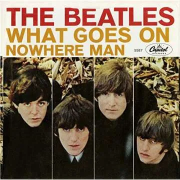 The Beatles Picture Sleeves: Nowhere Man, 1966 Rare USA Mono ORIGINAL NEW Old Store Stock 1st Pressing PS, Near MINT! Capitol Records 5587 (SIDE 2: What Goes On), Includes Letter/Certificate of Authenticity (LOA/COA) by Beatles4me