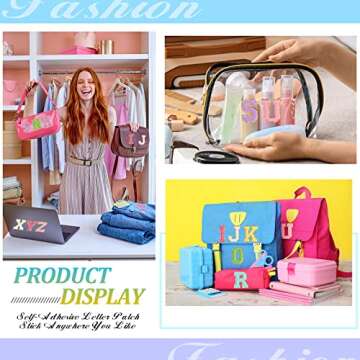 WILLBOND Chenille Letter Patches - Creative Customization Kit