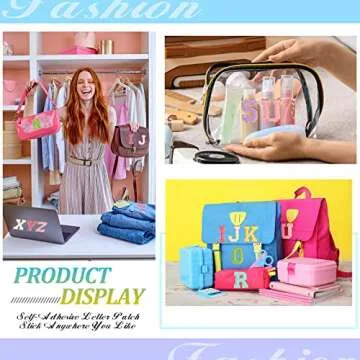 WILLBOND Chenille Letter Patches - Creative Customization Kit