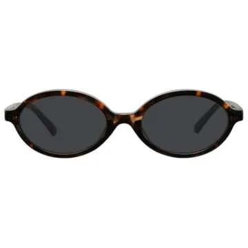 WOWSUN Retro Oval Sunglasses with UV400 Protection for Women