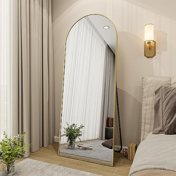 Buy BEAUTYPEAK 65" Arch Floor Mirror for Stylish Decor