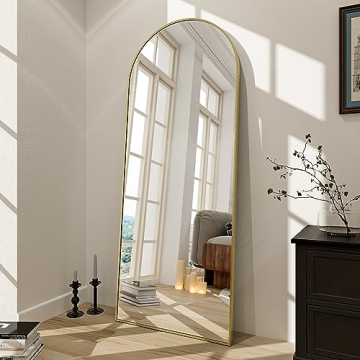 Buy BEAUTYPEAK 65" Arch Floor Mirror for Stylish Decor